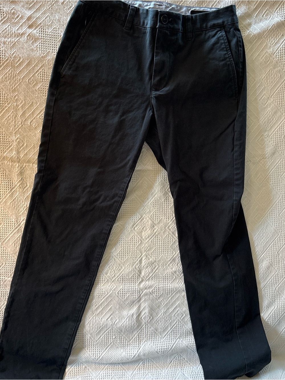 Bonobos Black Slim Casual Chinos